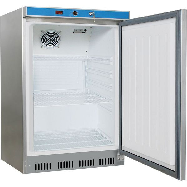 Stalgast koelkast INOX, 200 liter, afmetingen 600 x 600 x 850 mm (BxDxH), KT1401130