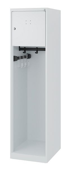 C+P brandweerkast Evolo, model YOUNGSTER, 1 compartiment, H1530B400T500 mm, lichtgrijs, 0490015-12 S10000