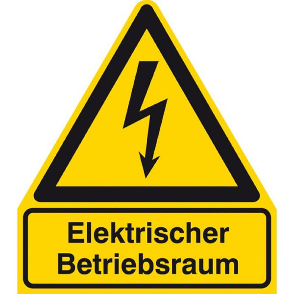 Stein HGS HGS elektrische markering/waarschuwingscombinatiebord, elektrische operatiekamer, 210 x 238 mm / aluminium, reliëf, 11.1443