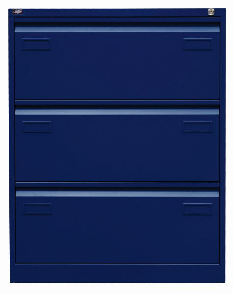 Bisley LIGHT hangmapkast, dubbel spoor 3 HR laden, Oxford blauw, CDF3639
