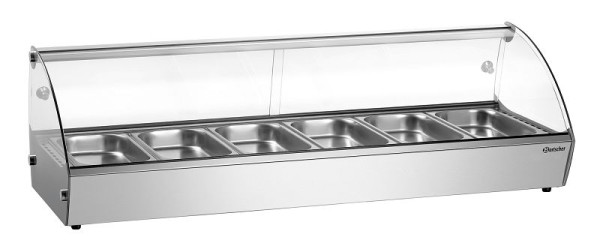 Bartscher Hottopvitrine R6 6 x 1/3 GN, 305059