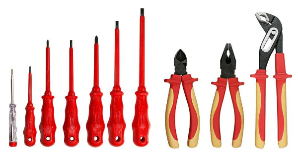 SW-Stahl elektrische tang/schroevendraaierset, 10-delig, 41915L