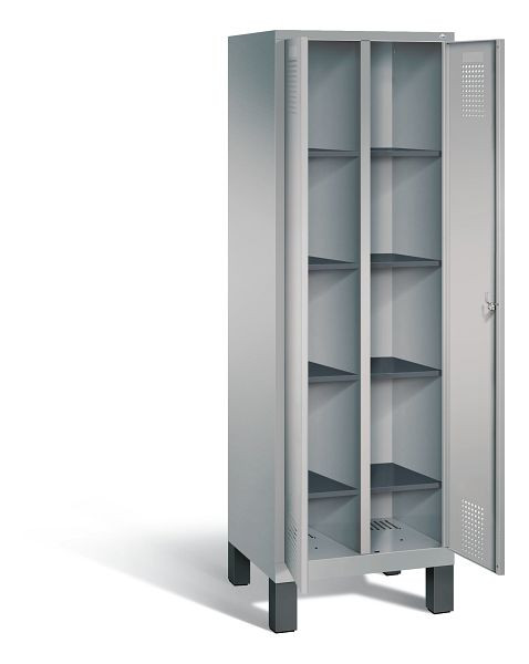 C+P washok Evolo, H1850xB610xD500mm, kleur: wit aluminium, 48012-20B S10030