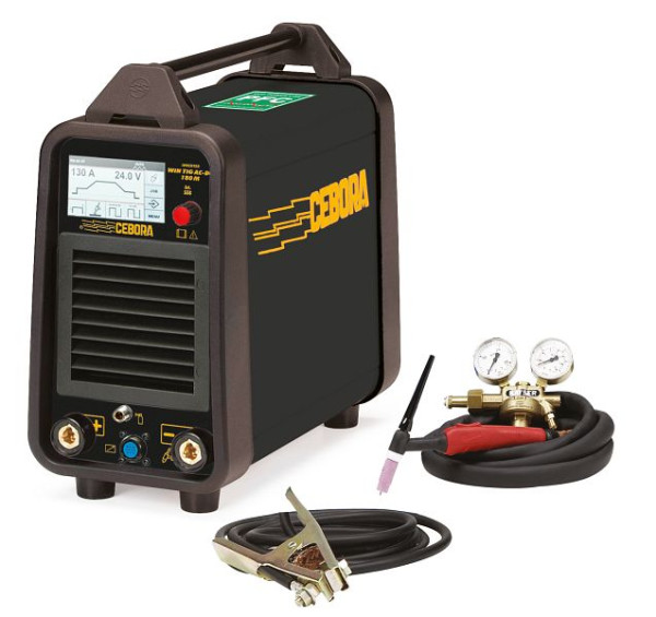 ELMAG Professional TIG AC-DC lasinverter 'PFC', WIN TIG 'AC-DC' 180 M - ECO SET zonder stalen cilinder, 00306