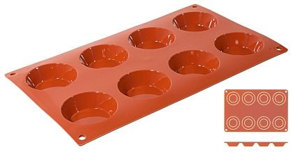 Contacto bakmat taartje 6 cm, 6632/068