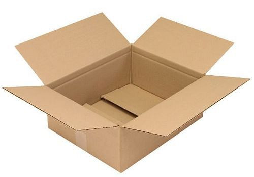 TransPak golfkartonnen vouwdoos 1-wandig, binnenmaat 400 x 330 x 160 mm, kwaliteit 1.30C, VE 25, 299276