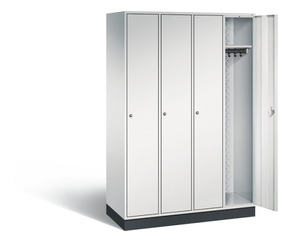 C+P locker Intro, H1950xB1220xD490mm, kleur: lichtgrijs, 8170-401 S10001