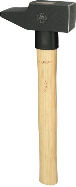 KS Tools slotenmakershamer, essen handvat, Franse vorm, 1000 g, 142.1100