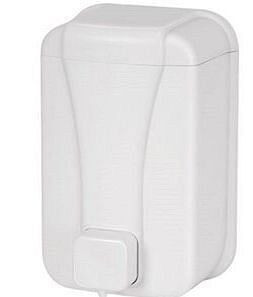 RMV dispenser voor vloeibare zeep 500 ml kunststof wandmontage wit, RMV20.005