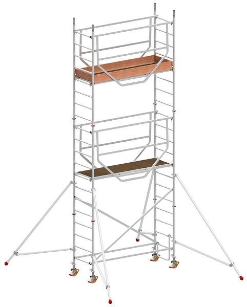 HYMER ADVANCED SAFE-T rolsteiger volgens DIN EN 1004, modules 1 + 2 + KIT, framedeelbreedte 0,72 m, platformlengte 2,08 m, reikhoogte 6,25 m, 707506