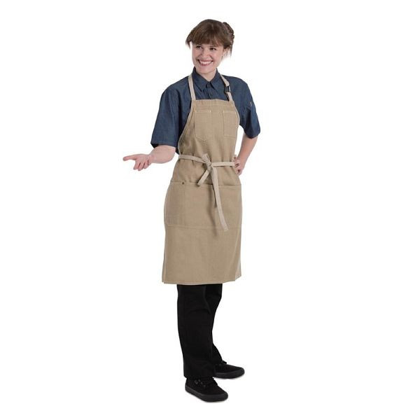 Chef Works Urban Austin Denim schort beige, BB007