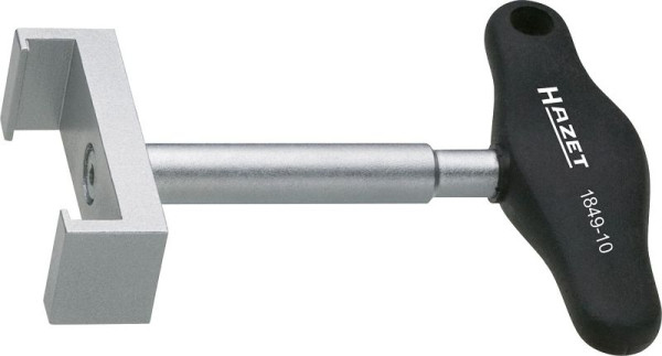 Hazet bobinetrekker, kunststof T-greep oppervlak: verchroomd, afmetingen / lengte: 102 mm, 1849-10