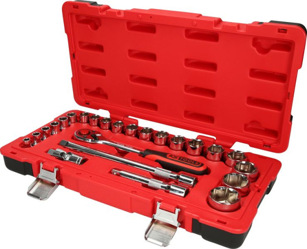 KS Tools 1/2" CHROMEplus dopsleutelset, 24-delig, 958.0624