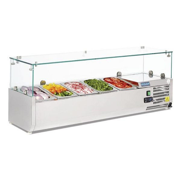 Polar top koelvitrine 5 x GN1/4, G608