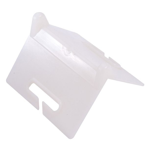 Schakekantbescherming, materiaal PE voor riembreedte 50,00 mm, hoek 90°, totale breedte 135 mm, pootlengte 90 mm, 50KS03