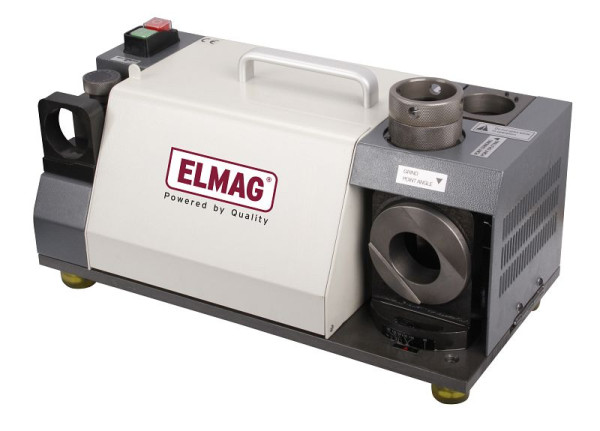 ELMAG boorslijpmachine BSG 60/400 volt, compleet met verstelbare motor en korundschijf K60, diamanttrekker en precisie-optiek, 61010