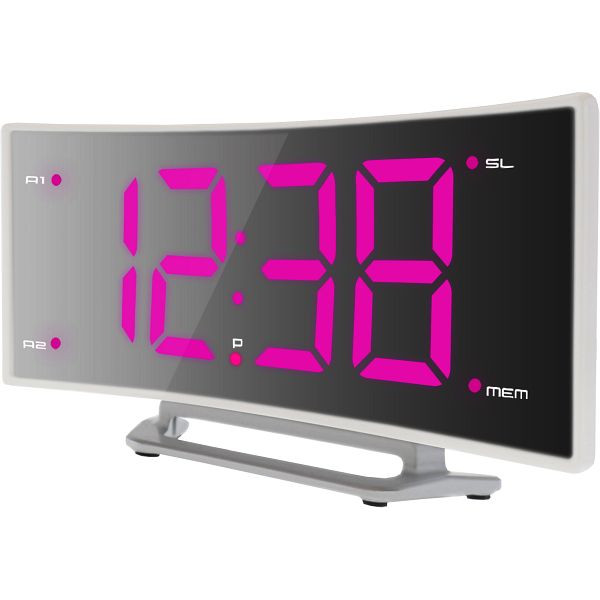 Technoline wekkerradio wekkerradio, afmetingen: 171 x 40 x 87 mm, WT 460 roze