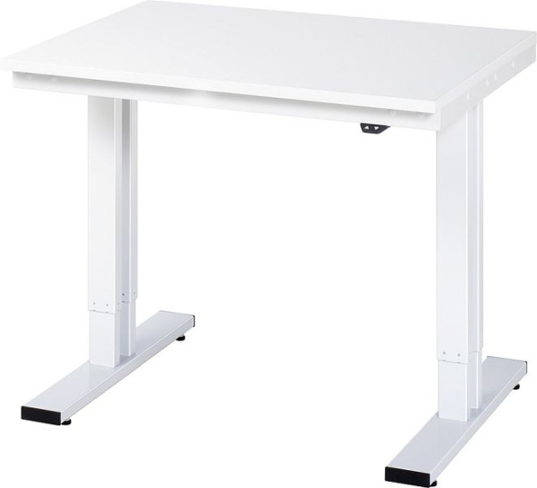 RAU werktafel serie adlatus 300 (elektrisch in hoogte verstelbaar), melamine plaat, 1000x720-1120x800 mm, 08-WT-100-080-M