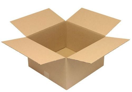 TransPak golfkartonnen vouwdoos 1-wandig, binnenmaat 400 x 400 x 240 mm, kwaliteit 1.20B, VE 25, 299279