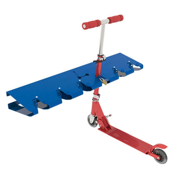 Stein HGS HGS scooterstandaard -Lock- met vergrendelingssysteem, RAL 3020 verkeersrood, 37667-01