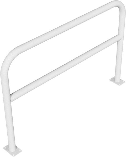 Schakedeflectorbeugel van staalbuis Ø 60 x 2,5 mm breedte: 1500 mm, totale hoogte: 1000 mm met dwarsbalk, thermisch verzinkt voor pluggen, 465_63