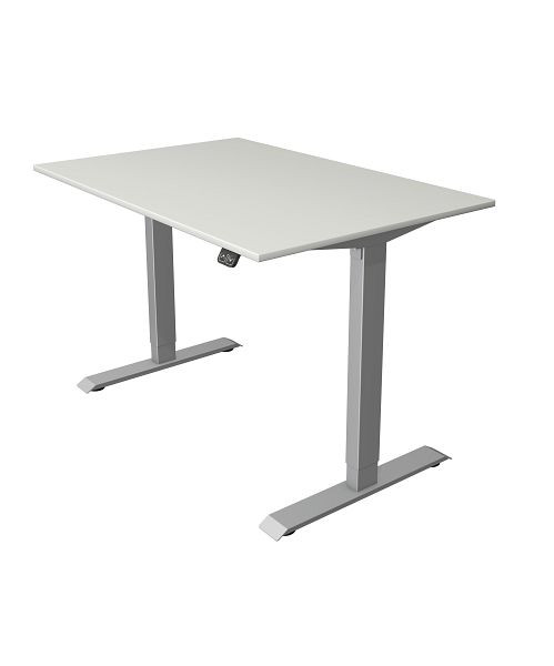 Kerkmann compacttafel B 1200 x D 800 mm, elektrisch in hoogte verstelbaar van 740-1230 mm, lichtgrijs, 10226611