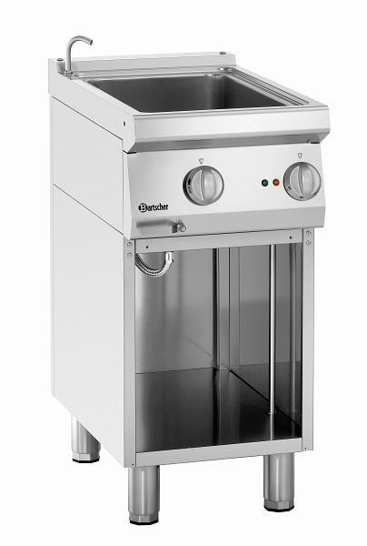 Bartscher Bain Marie 700, B400, open onderbouw, met watertoevoerkraan, 286301