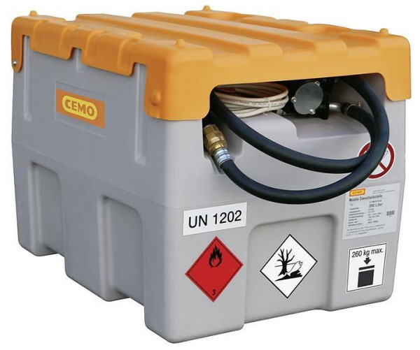 Cemo dieseltank mobiel Easy 200 L, 24V, AZV, DE, 10112