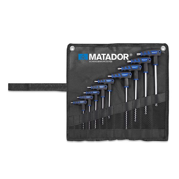 MATADOR set 2K T-handgreep offset schroevendraaiers, TORX®, T10 - T50, 0446 9090