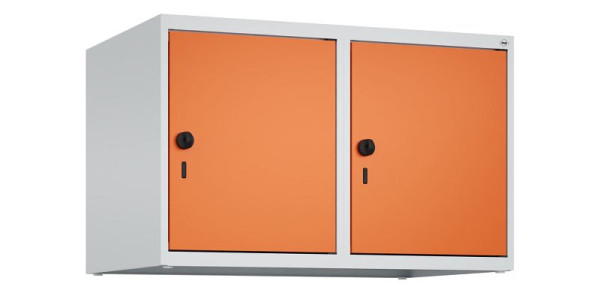 C+P kastopzet Classic PLUS, bovenkast, 7035/2004, veiligheidsdraaisluiting, 500x800x500mm, 2 vakken, 080090-22 S10030