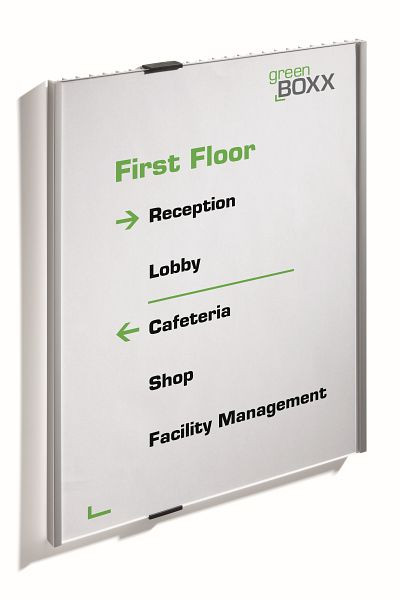 DURABLE INFO SIGN deurbordje A3, zilver, 480823