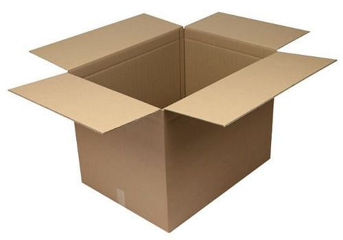 TransPak golfkartonnen vouwdoos 2-wandig, binnenmaat 780 x 580 x 580 mm, kwaliteit 2.50BC, verpakking: 10 stuks, 299413