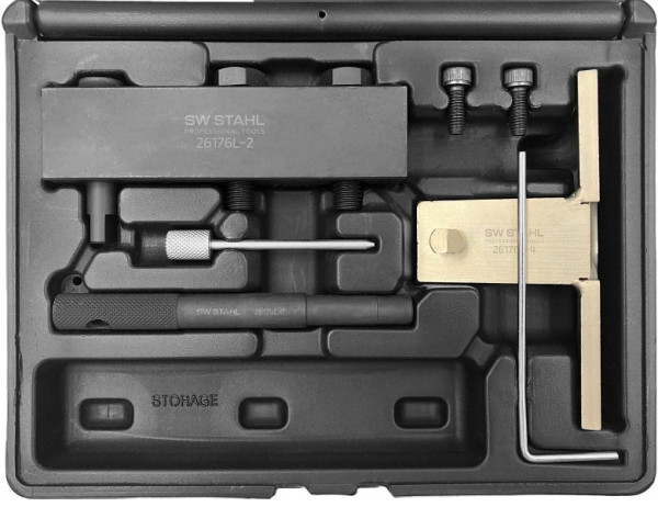 SW-Stahl motorafstelgereedschapset, Chevrolet/Opel, voor reparatiewerkzaamheden aan 1.6 CDTi ecoFLEX dieselmotoren, 26176L