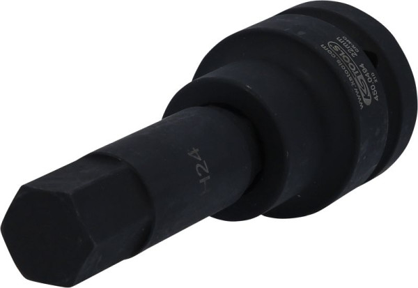 KS Tools Impact-bitdop 1", binnenzeskant, lang, 24 mm, 450.0494