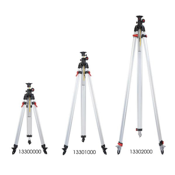 NESTLE hefstatief aluminium middelzwaar, direct drive, 200-394cm, aluminium kop, waterpas en rubberen voetdop, 13302000