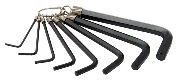 KS Tools inbussleutelset op ring, 8 stuks 2-10mm, 151.3250