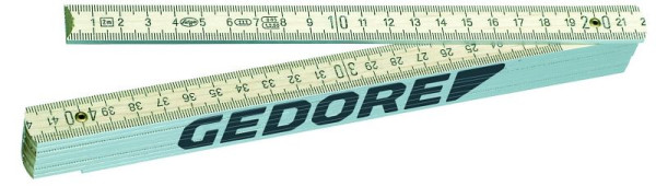 GEDORE houten duimstok 2 m, 1837087