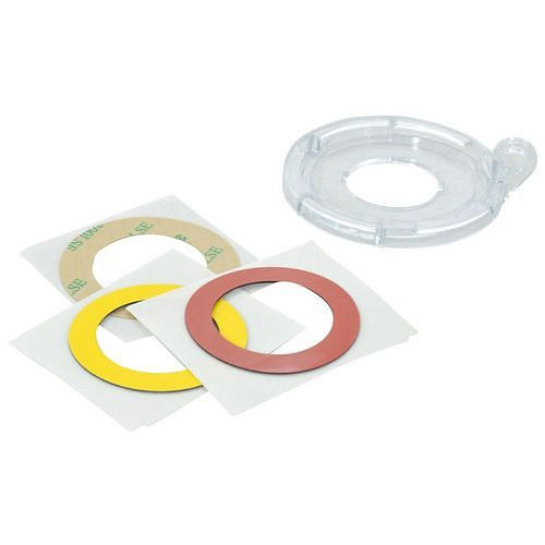 DENIOS basisringen voor drukknopsloten, verpakking van 5, ∅: 83,80 mm, 312011