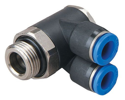 timmer B-YVTEd-4-3/8-KU, Y-verdelerschroefverbinding, cilindrisch, slang-Ø: 4 mm, schroefdraad: 3/8", VE: 5 stuks, 03180950
