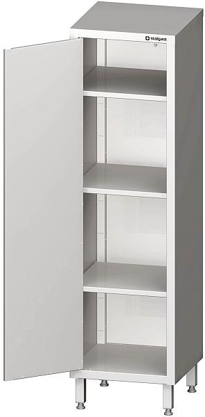 Hoge kast Stalgast, hoogte 1800 mm, met scharnierende deuren, gelast