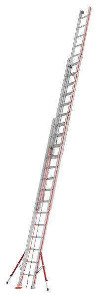 HYMER-kabelladder, driedelig, 3x14 sporten, lengte ingeschoven 4,18 m / uitgeschoven 9,80 m, 626142