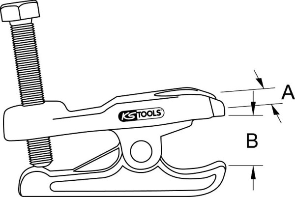 KS Tools Universele mechanische kogelgewrichttrekker, 450.0056
