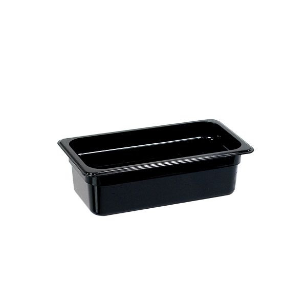 Stalgast Gastronormbak, polycarbonaat, zwart, GN 1/3 (150 mm), GN1213150