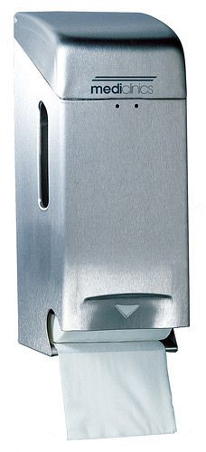 All Care Mediclinics dispenser voor 2 rollen roestvrij staal, 13218