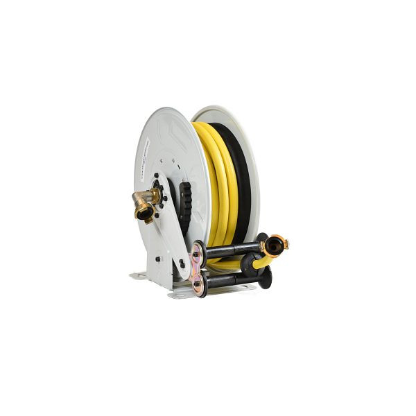 Ebinger slanghaspel OSM 210, max. 12bar / 50°C, 10m - 1/2" ID PVC weefselslang, 1.210.101