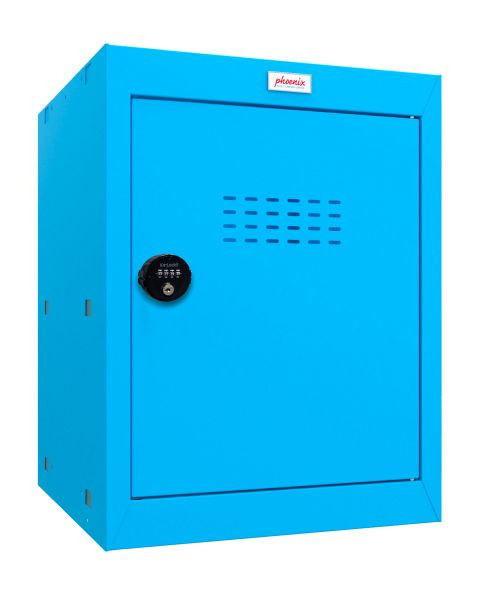 Phoenix CL-serie maat 2 kubuskast in blauw met combinatieslot, CL0544BBC