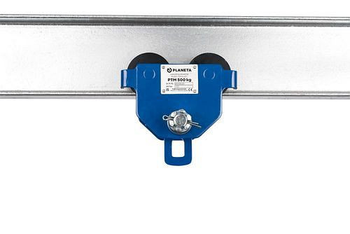 PLANETA steekwagen PTM 0,5, draagvermogen 500 kg, flensbreedte 50 - 203 mm, 306774