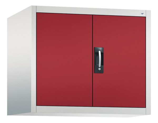 C+P bovenkast Acurado, H790xW930xD600mm, kleur: lichtgrijs/robijnrood, verzonken handgreep, 9295-009 S10003