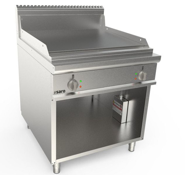 Saro elektrische bakplaat 800mm brede standaard glad LQ, 423-8735
