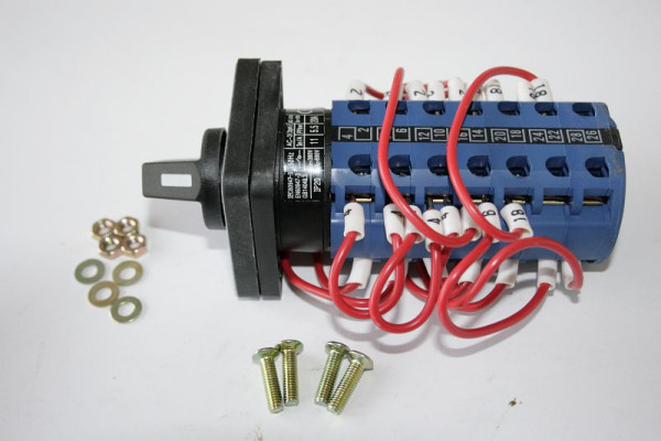 ELMAG schakelaar 0/1/0/2 + R/L, nr. 9, voor GBM 3/25 N, 9802085
